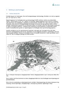 Retusjert illustrasjon (3D-rendering) av et utbyggingsområde (Vestlio) med terrengkonturer og bygninger.