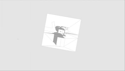 Situasjonsplan som viser bygningens plassering på tomten, inkludert veier og parkeringsplasser.