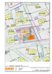Situasjonsplan som viser tomtens plassering i forhold til nabolag, veier (Gjerdsåveien), og eiendomsnummer (31/183).