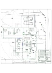 Etasjeplan (hovdeetasje) som viser romfordeling, dimensjoner og areal for en villa.