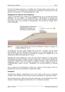 Snittegning som illustrerer prinsipper for å bygge tilbygg uten å forverre stabiliteten i en skråning.
