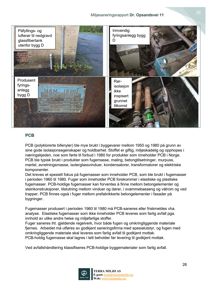 Fotografier av en nedgravd glassfibertank og tilhørende fyringsanlegg, inkludert merking og tilstand.