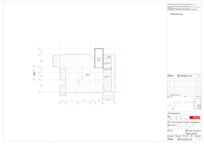 Etasjeplan eller romfordeling med veggtykkelse og romnavn.