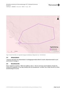 Et utsnitt fra NGU sin nasjonale berggrunnsdatabase som viser et kart over et område med topografi og geologiske lag.