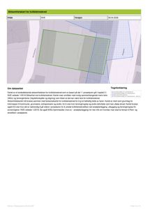 Et landsdekkende aktsomhetskart for kvikkleireskred med overlag av et grønt rektangel som markerer et område.