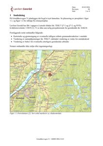 Oversiktskart over området rundt Grindakervegen 31 med en markert sirkel som viser tiltaksområdet.