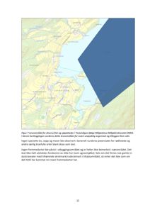 Kart over Torjulvågen som viser et kartlegget leveområde for fisk og sjøpattedyr, med en markert utbyggingsområde.