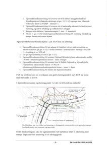 Kartskisse som viser et kartutsnitt med overlagte tegninger av sikringstiltak (f.eks. skjønnsgjerde) og kulvert.