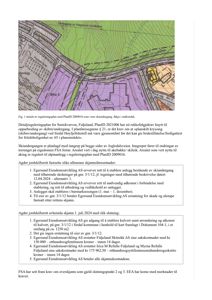 Bildet viser et utsnitt av en reguleringsplan (PlanID 2009016) som illustrerer skidangeren og omgivelsene, inkludert veier og naboeiendommer.
