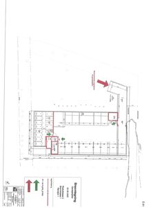 Etasjeplan med romfordeling, mål og innvendige detaljer