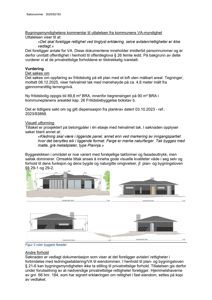 Bildet viser fire fasadetegninger (opprikk) av en planlagt fritidsbolig, inkludert mål og perspektiv fra ulike vinkler.