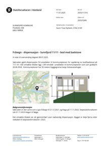 Et kart over Solfjord som viser lokalisering av eiendommen med en markør.