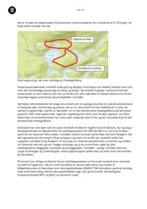 Et kart som viser et geografisk område med markerte soner for dagens og fremtidig utvidelse av en friisbeegolfbane.