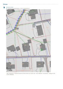 Situasjonsplan (kartskisse) som viser tomtens beliggenhet i forhold til nabolag, veier (Granholtveien) og eiendomsnummer.