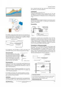 Teknisk instruksjon og detaljtegning for installasjon av IN-DRÅN-infiltrasjonsanlegg, inkludert skjemaer for ledningsnett, slamavskiller, pumpefylling og prøvetaking.