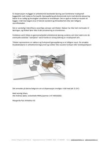 Fotografi av en tegning eller illustrasjon som viser et perspektivutsnitt av et byggefelt med flere hus og et naust.