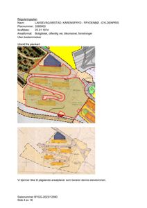 Situasjonsplan (tomteplan) som viser bygningers plassering, veier og arealformål for eiendommen Laksevåg/Årstad.