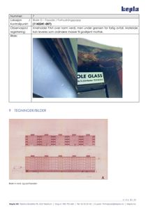 Fasadetegning av en fleretasjes bygning (Blokk A) sett fra fronten.