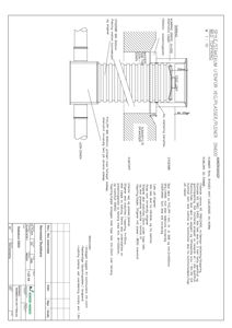 Tegning som viser detaljert oppriss av en takkonstruksjon med spesifikke mål og materialer.