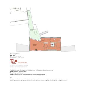Etasjeplan som viser romfordeling, arealoppdelinger (Oppvermet 110,8 m² og Overdekket 53,2 m²) og trappeløp.