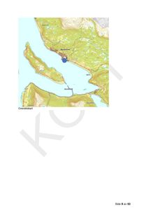 Oversiktskart over området med Borkenes, Hundstad og Gåra, med en blå markør som indikerer prosjektplasseringen.