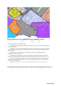 Digitalisert situasjonsplan som viser tomtegrenser, arealer og reguleringer.