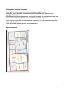 Etasjeplan som viser romfordeling og en utvidelse av loftsetasje.