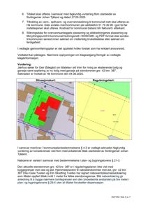 Bildet viser en situasjonsplan (venstre) og en reguleringsplan (høyre) for eiendommen gnr. 42 bnr. 387. Planene illustrerer byggegrenser, naboeiendommer og reguleringsstatus.