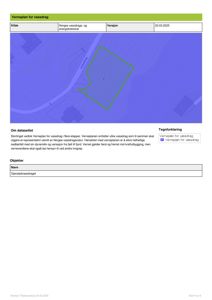 Et kartutsnitt (verneplan) som viser et vassdragsområde med topografi og en markert verneområde.