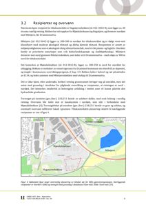 Kart som viser plassering av tiltaksområdet i forhold til nærliggende bekker og vannmasser.