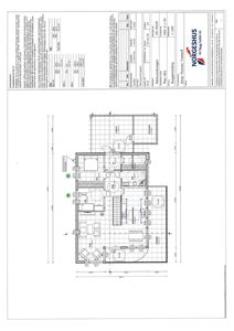 Etasjeplan (H01) som viser romfordeling, dimensjoner og innredning for en bolig.
