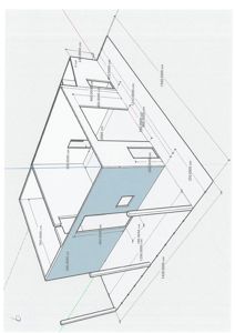 Etasjeplan eller romfordeling med mål og rominndeling