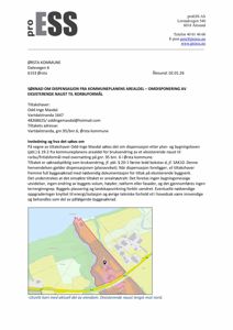 Et kart som viser eiendommen med en markert bygning (naust) og omgivelsene.