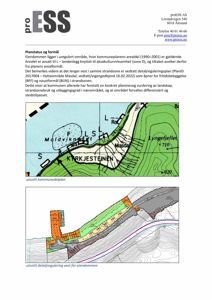 Dokumentet inneholder to kartutsnitt: et kommunedelplan-utsnitt og et detaljreguleringsplan-utsnitt.