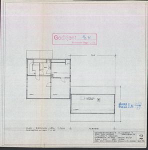 Etasjeplan (2. etasje) med romfordeling og mål.