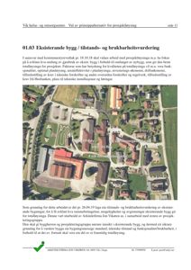 Luftfoto av et helsetunet med eksisterende bygg og planlagt omsorgsbustader