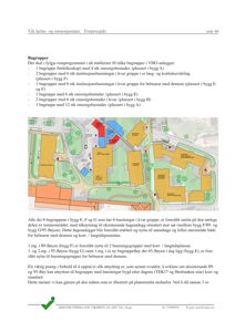 Situasjonsplan som viser plassering av bygninger (bugrupper) i forhold til eksisterende hageanlegg, veier og tomtegrenser.
