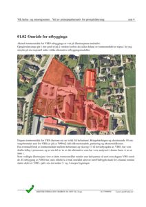 Luftfoto av et eksisterende eller planlagt område med bygninger, der en rød omrisset viser et spesifikt tomteområde for utbygging.