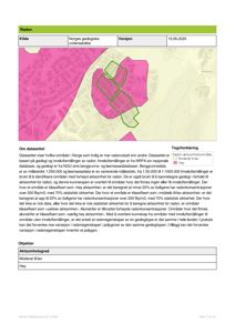 Kart som viser radonaktive områder i Norge basert på geologi og inneluftmålinger.