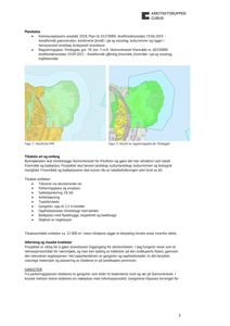 Kartutsnitt fra kommuneplanens arealdel og reguleringsplan som viser arealformål og topografi for et område.