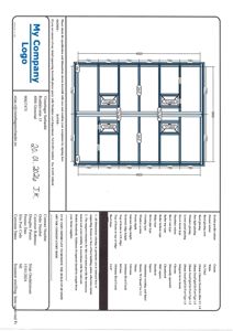 Etasjeplan (topplan) som viser romfordeling, dimensjoner og plassering av vinduer i en bygning.