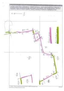 Oppmålingsplan som viser eiendomsgranser, mål og arealoppsummering.