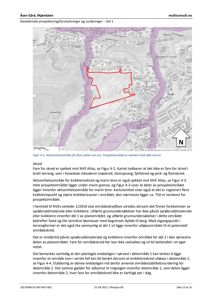 Et kart over et område med overlagte geotekniske data (skredfare, kvikkleiresoner) og en markert prosjektområde.