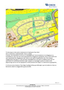 Et situasjonskart eller tomtelag som viser eiendomsinndeling, veier og grøntområder i et område (Åsen Gård).