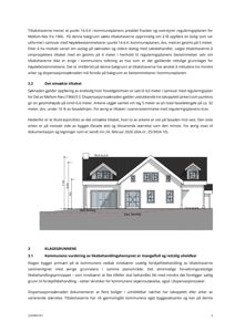 Fasadetegning av en bolig med høydeangivelser og terrenglinjer