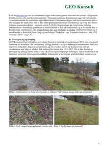 Fotografier av eiendom med fjell og planareal, inkludert tekster og beskrivelser.