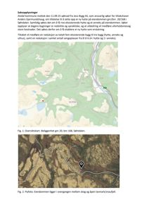 Bildet viser en oversiktskart og et flyfoto som illustrerer eiendommen i Sølndalen i Alvdal kommune.