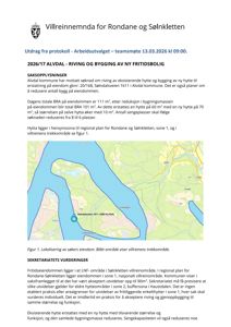 Et kart som viser lokaliseringsplan for eiendom ved Sølndalsveien 1611, med blå områder som markerer villreinens trekkområde.