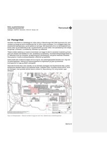 Situasjonsplan som viser bygningenes plassering på tomten, inkludert eksisterende og planlagte riveområder.