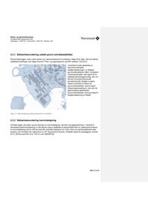 Et kart som viser et planområde og sårbarhetssoner for kvikkleire, inkludert en oversikt over sjøen og eiendomsgranser.